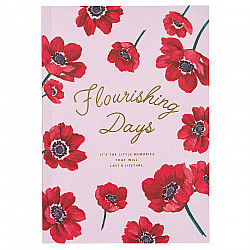 Mark's Japan Flourishing Days Notitieboek - 80 grams Papier - A5 - Pink (Limited Edition)