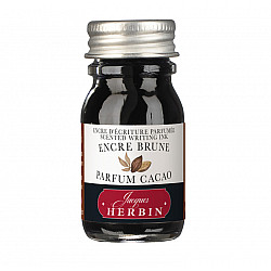 J. Herbin Scented Fountain Pen Ink - 10 ml - Brown (Cacao Scent)