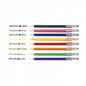 Pentel Mattehop Gel Inkt Pen - 1.0 mm - Set van 8