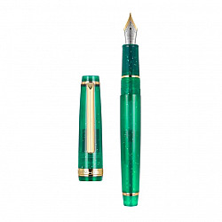 Jinhao 1982 Fountain Pen - Fine - Sparkle Green