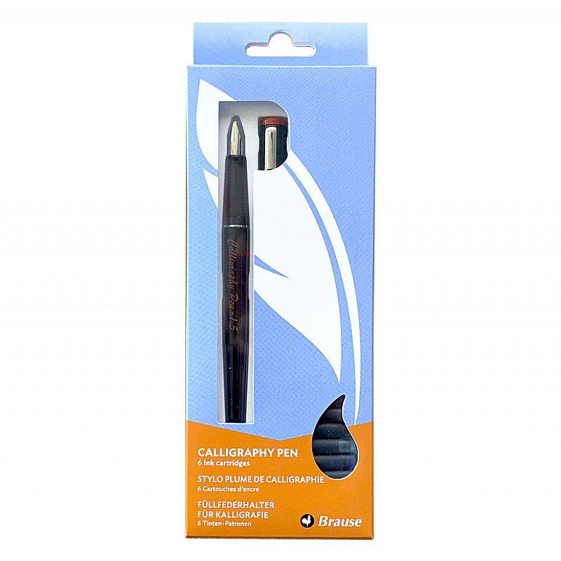 Brause Stylo Calligraphy Fountain Pen (2.3 MM) 97423B, France