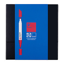 Talens Pantone Dual Sided Marker - Primary - Set of 9