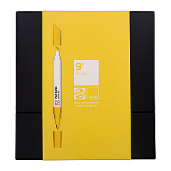 Talens Pantone Dual Sided Marker - Yellow - Set of 9
