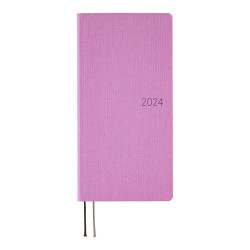 * Hobonichi Weeks 2024 Book - Colors: Lavender (April Start / Japanese / Wallet Size)