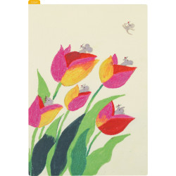 Hobonichi Pencil Board - Cousin A5 - Keiko Shibata: Swaying tulips