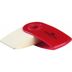 Faber-Castell Sleeve Mini Gum - Rood