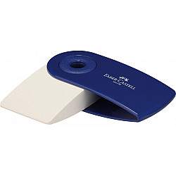 Faber-Castell Sleeve Mini Gum - Blauw