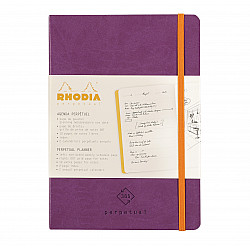 Rhodia Rhodiarama Perpetual 365 Planner - Ongedateerde Agenda - Softcover - A5 - Violet
