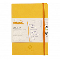 Rhodia Rhodiarama Perpetual 365 Planner - Ongedateerde Agenda - Softcover - A5 - Jonquille