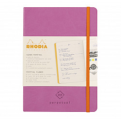 Rhodia Rhodiarama Perpetual 365 Planner - Ongedateerde Agenda - Softcover - A5 - Lila