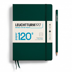 Leuchtturm1917 Notebook - Edition 120G - A5 - Gelinieerd - 120g Papier - Forest Green