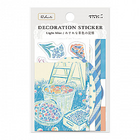Midori Decoration Sticker Set - Limited Edition - Finland - Light Blue
