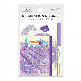 Midori Decoration Sticker Set - Limited Edition - France - Lavender