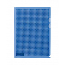 PLUS Japan Camouflage Folder L-map - Set van 5 - A4 Formaat - Transparant Blauw