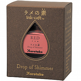 Kuretake ink-cafe Drop of Shimmer - 20 ml - Red