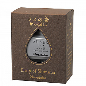 Kuretake ink-cafe Drop of Shimmer - 20 ml - Silver
