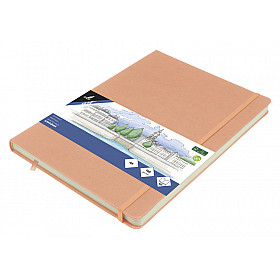 Kangaro Sketchbook - Hardcover - A4 - 140g papier - Pastel Roze