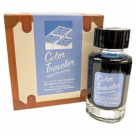 Color Traveler Kagawa Inktpot - 30 ml - Wasanbon Oiri Pastel Blue