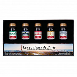 J. Herbin Les couleurs de Paris Inkt Kadoset - 5x 10 ml - Set of 5
