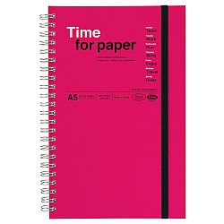 Mark's Japan Time for Paper Notebook - A5 - 110 pagina's - Gelinieerd - Roze