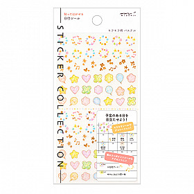 Midori Sticker Collection - Date - Shiny Twinkling Pastel