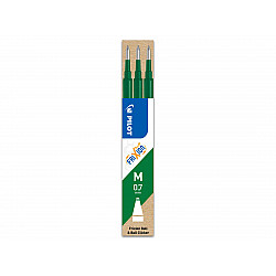 Pilot BLS-FR7 FriXion Vullingen - Medium - Groen - Set van 3