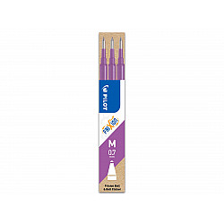 Pilot BLS-FR7 FriXion Vullingen - Medium - Mauve / Licht Paars - Set van 3