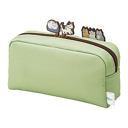 Cat's Daily Routine Box Pen Pouch - Groot - Pistachio Green
