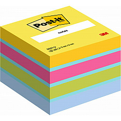 3M Post-it Mini Cubes Memoblaadjes - 51 x 51 mm - 400 vellen - Ultra Kleuren