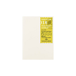 TRAVELER'S COMPANY 018. Accordion Fold Paper Vulling - Passport Size