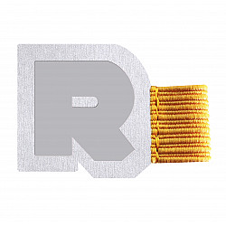 Rhodia Rhodiarama Self-Adhesive Pen Loop - 3x4 cm - Silver
