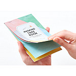 King Jim Masking Tape Book – Customizable washi tape for creative decorations | Postcard size King Jim Masking Tape Book – Postcard size – Plain washi tape sheets for cutting and decorating.