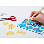 King Jim Masking Tape Book – Customizable washi tape for creative decorations | Postcard size King Jim Masking Tape Book – Postcard size – Plain washi tape sheets for cutting and decorating.