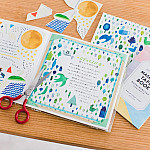 King Jim Masking Tape Book – Customizable washi tape for creative decorations | Postcard size King Jim Masking Tape Book – Postcard size – Plain washi tape sheets for cutting and decorating.