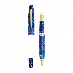 Esterbrook Estie Collection Vulpen - Goud - Button Fill Piston - Blue Moon