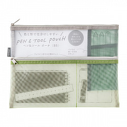 Midori Pen & Tool Pouch - Large - Mesh Green