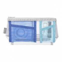 Midori Pen & Tool Pouch with Gusset - Pencase Size - Light Blue