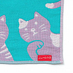 Hightide Japanse Gaaszakdoek / Servet – New Retro Cat – 100% Katoen Hightide New Retro Japanse Gaaszakdoek / Servet – Cat – 100% Katoen – Licht en Sneldrogend