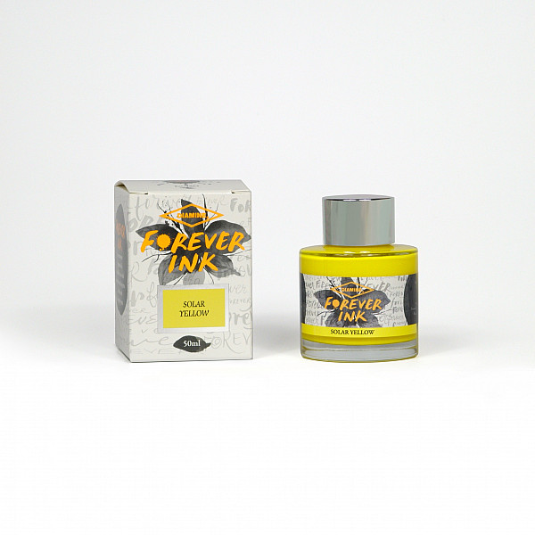 Diamine Forever Vulpen Inkt - Solar Yellow - 50 ml | Permanente inkt Diamine Forever vulpen inkt - Solar Yellow - 50 ml