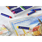 Faber-Castell Oil Pastels - Set of 36 | For pastel & encaustic art Faber-Castell oil pastels set of 36 with vibrant colors