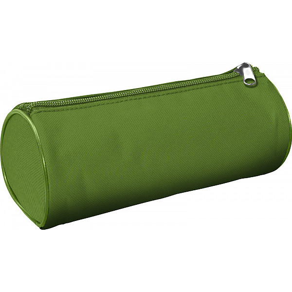 Kangaro Schooletui - Rond - Groen | 20 x 8,5 cm Kangaro ronde Groen etui zonder inhoud