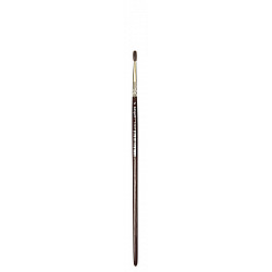 Kangaro Round Brush - Short - Lacquered Wood - Size 2