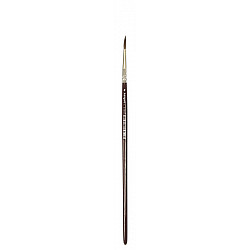 Kangaro Round Brush - Short - Lacquered Wood - Size 4