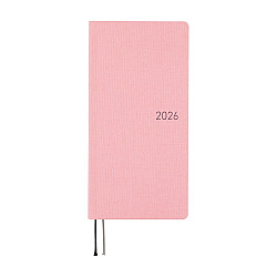 Hobonichi Weeks 2026 MEGA Book - Colors: Strawberry Milk (January Start / English / Wallet Size)