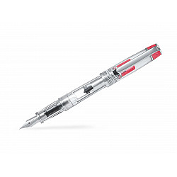 Pilot Prera Transparent Fountain Pen - Red