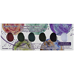 Kuretake Gansai Tambi Water Colors - Granulating Colors 2 - Set of 5