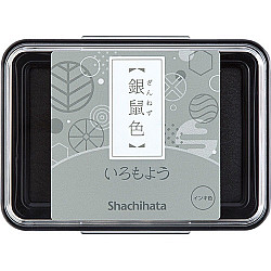 Shachihata Iromoyo Ink Pad - Oil-Based - Gray (Ginnezu-Iro)
