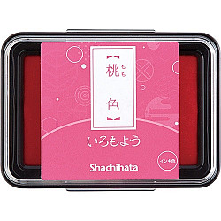 Shachihata Iromoyo Ink Pad - Oil-Based - Peach (Momo-Iro)