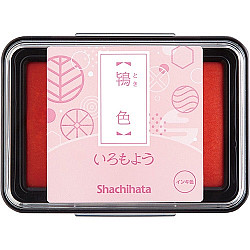 Shachihata Iromoyo Ink Pad - Oil-Based - Pale Pink (Toki-Iro)