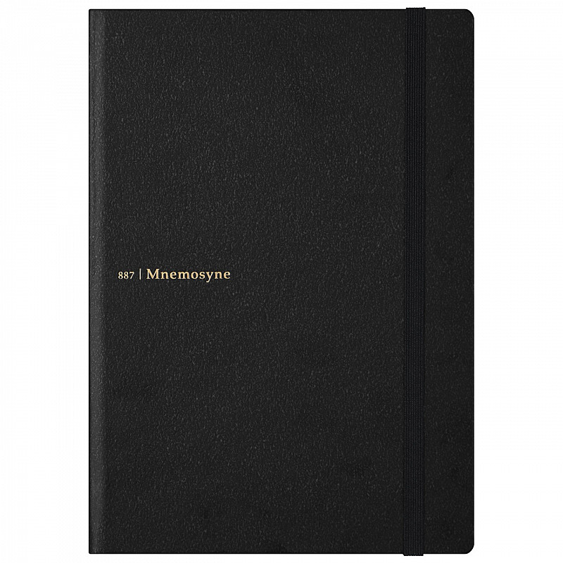 Maruman Mnemosyne Journal - A5 - Black - Ruled - 240 pages